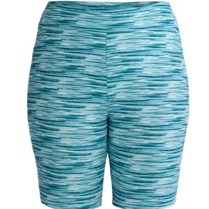 TERRA & SKY Biker Shorts Size 1X 16W-18W Polyester Spandex Pull On  Womens NWOT